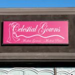 Letbridge Backlit Sign - Celestial Gowns